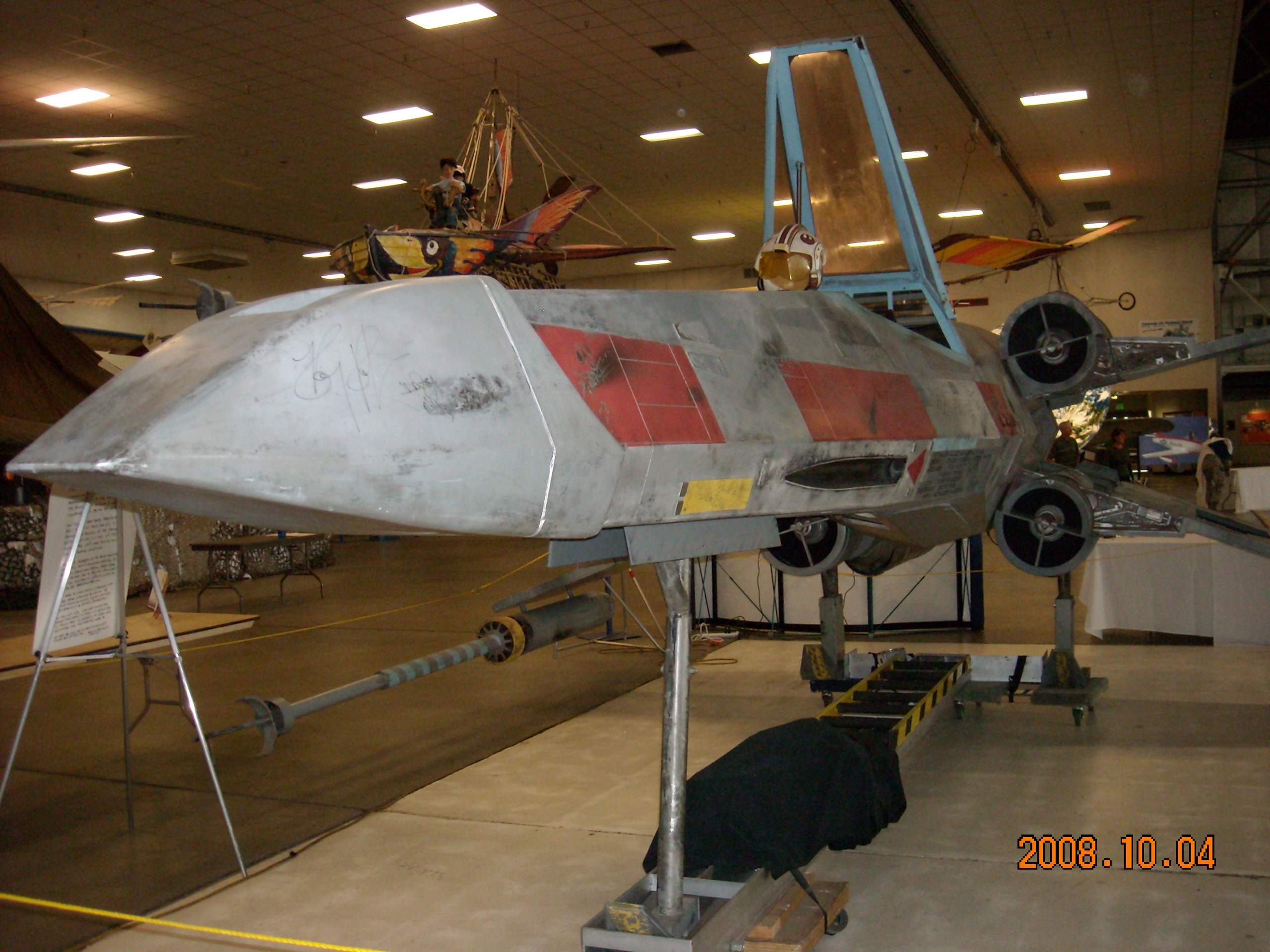  in the Star Wars movies. There were aluminum-clad bombers, fighter jets, 