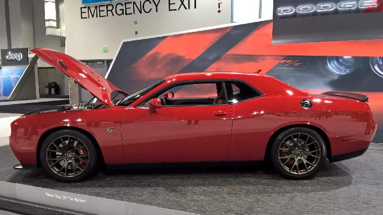 Red 2016 Dodge Challenger R/T. Red 2016 Dodge Challenger R/T.