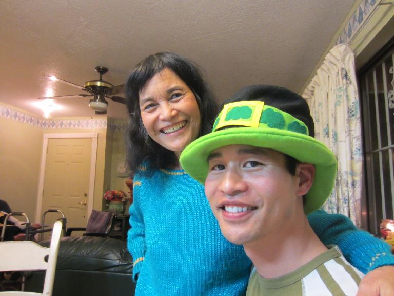 My mom and me. My mom and me.