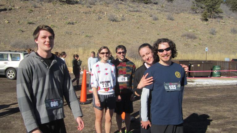 Andrew, Dani, Nick, Katherine and Hector after the run. Thumbnail