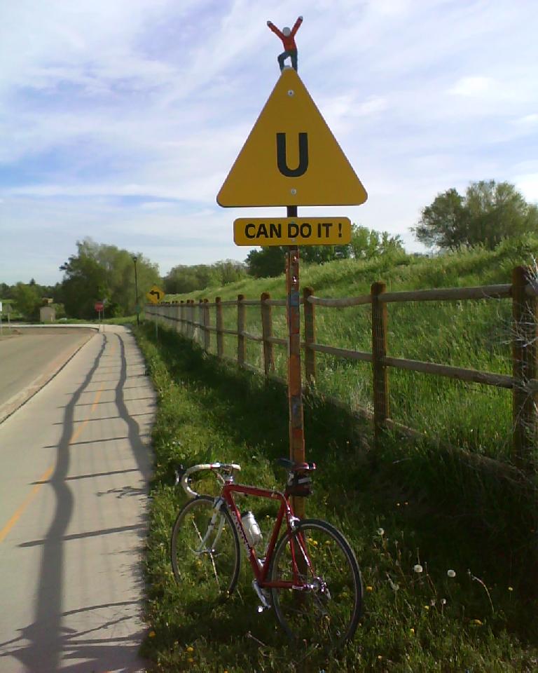 "U can do it!" "U can do it!"