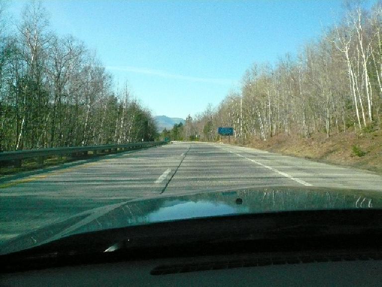 Now in (or getting close to) the White Mountains. Now in (or getting close to) the White Mountains.