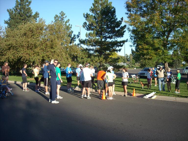 Forty-six people showed up for October's Tortoise & Hare Race. Forty-six people showed up for October's Tortoise & Hare Race.