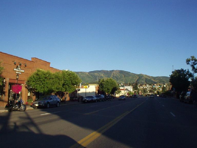 Another view of downtown, this time with the Park Range Mountains (I think) in the background. Another view of downtown, this time with the Park Range Mountains (I think) in the background.