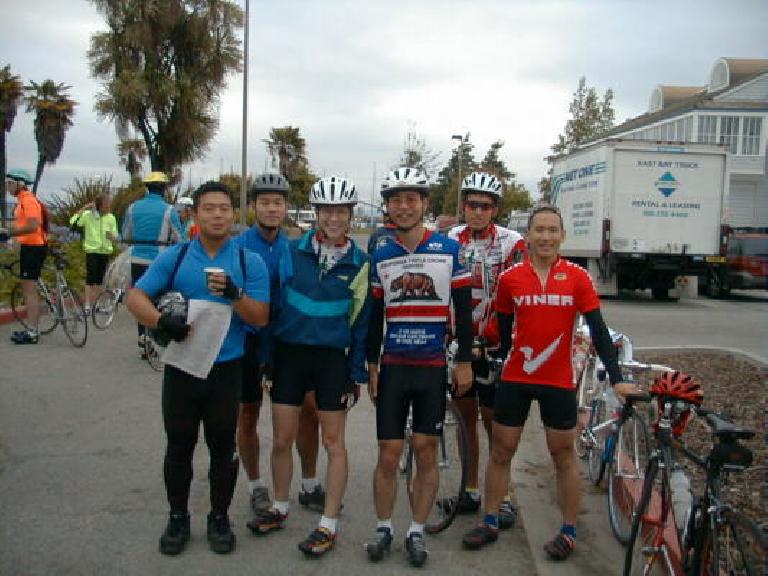 Phil, David Hung, Debby Sheppard, Felix Wong, Daniel Lieb, and Adam Tow comprised a Stanford C-Ya team at the 1999 Tour du Jour. Phil, David Hung, Debby Sheppard, Felix Wong, Daniel Lieb, Adam Tow, Stanford C-Ya, 1999 Tour du Jour.