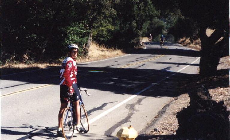 Daniel Lieb on Moody Rd. during the 2000 Tour du Jour. Daniel Lieb, Moody Rd., 2000 Tour du Jour