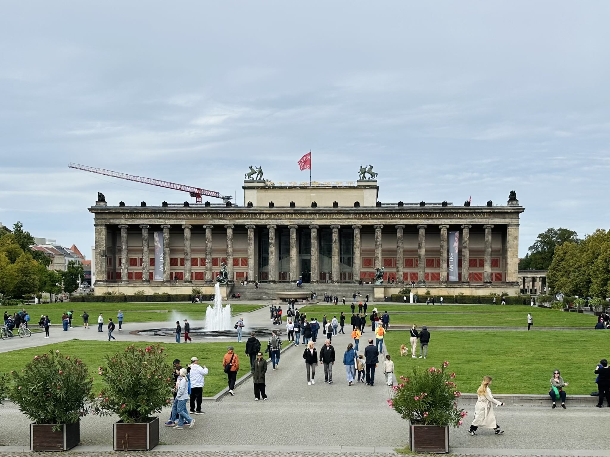The Altes Museum and Lustgarten.