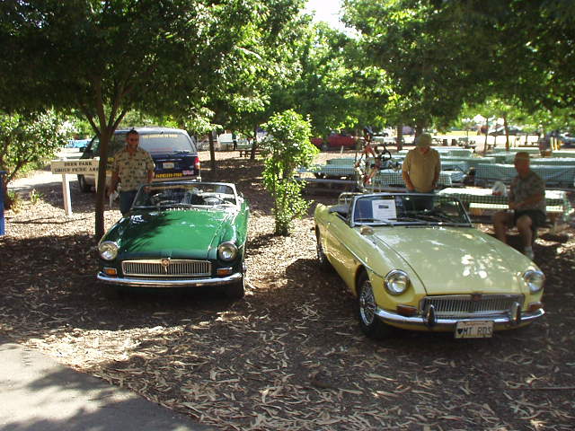 At the Ardenwood Celtic Festival in Fremont, the MGOC was invited to show their British cars.  Goldie was there, though we initially parked in the wrong spot and had to move.