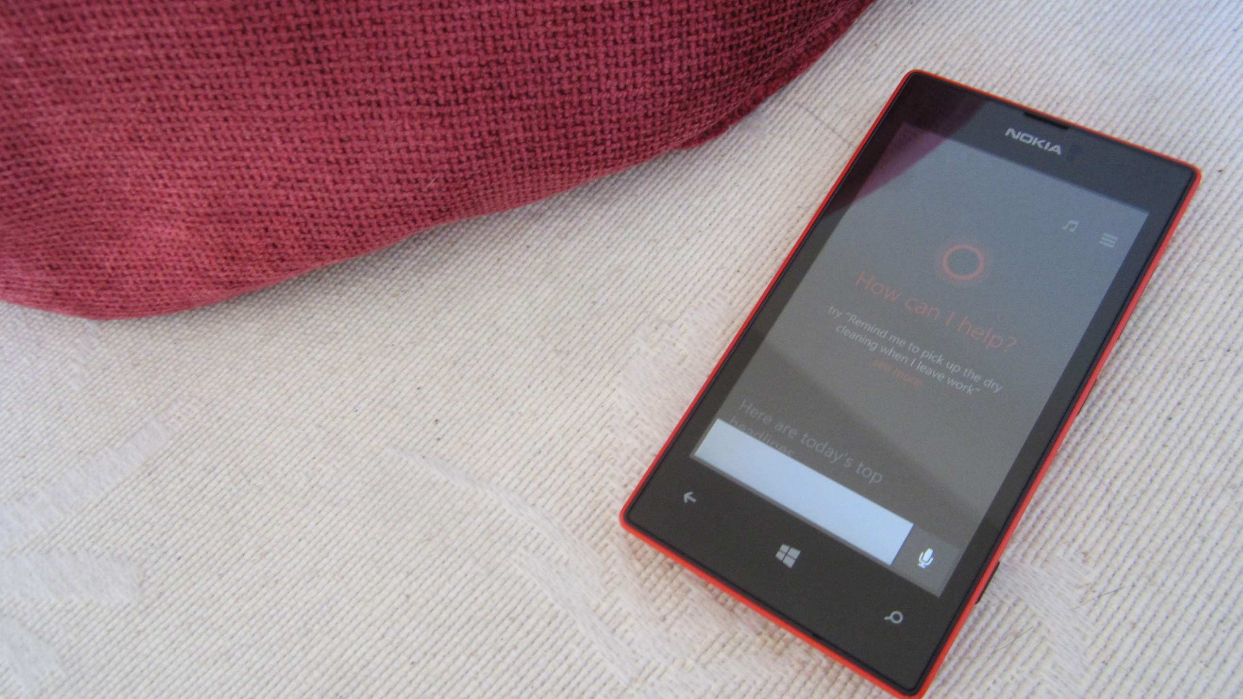 Cortana on my Nokia Lumia 520 Windows Phone!