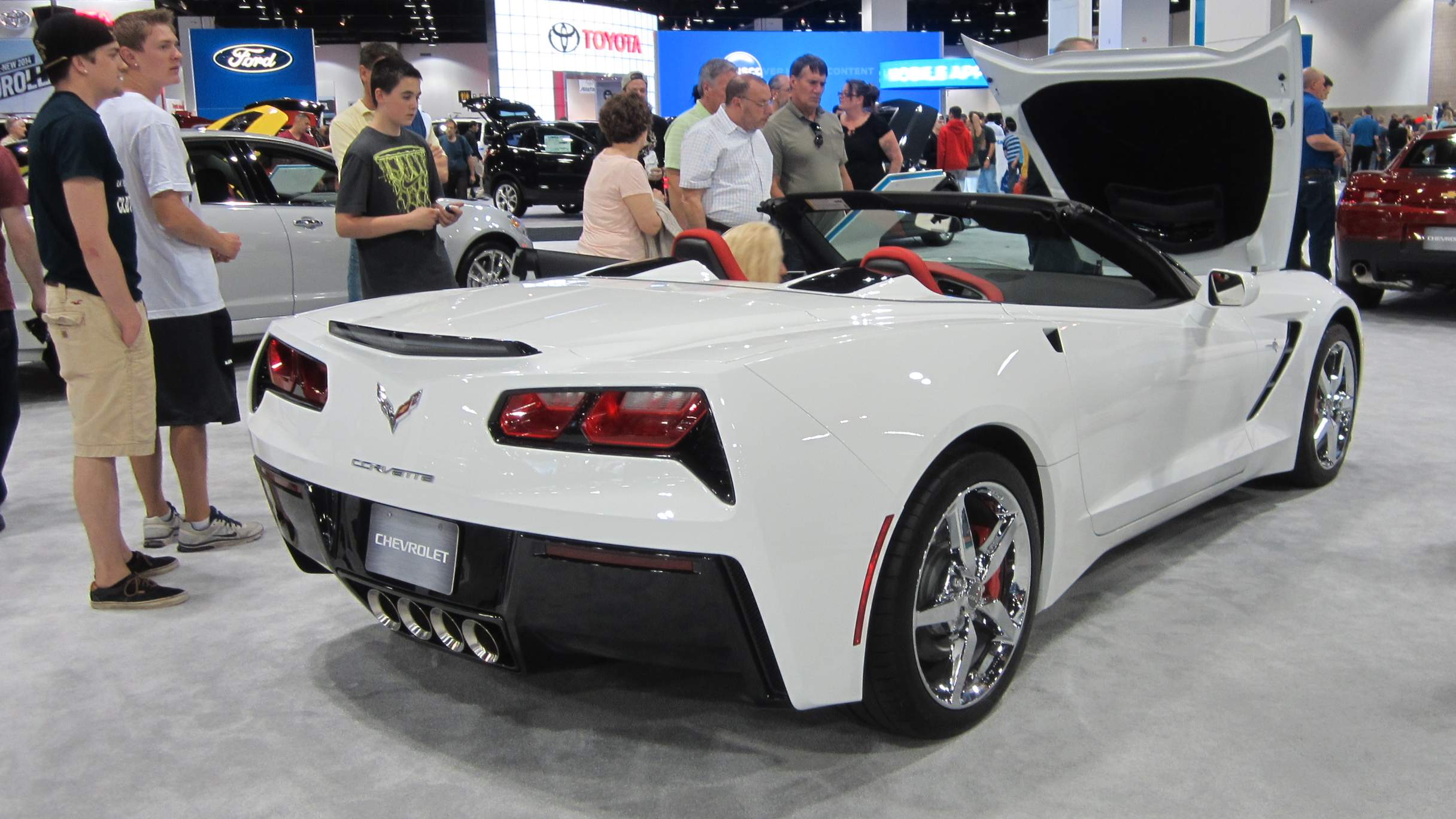 The new 2015 Chevrolet Corvette Stingray Convertible. Love it!