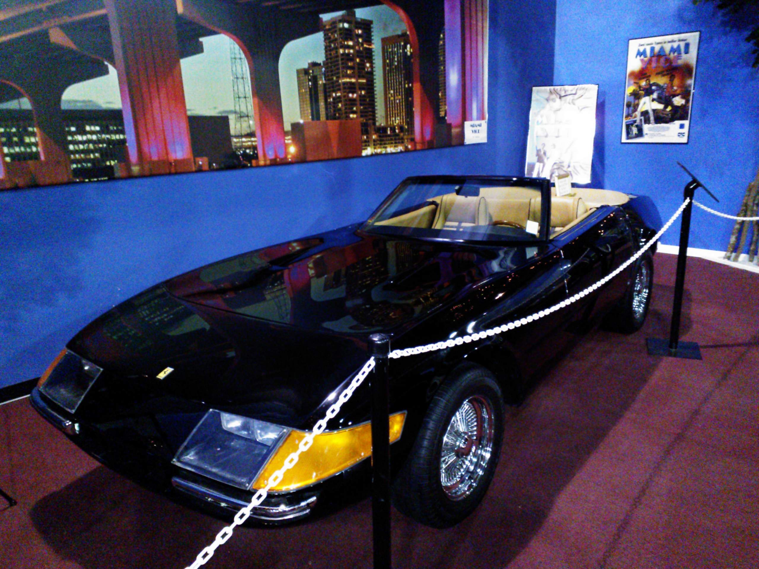 Don Johnson's Miami Vice Ferrari Daytona (actually a Corvette-based kit car).
