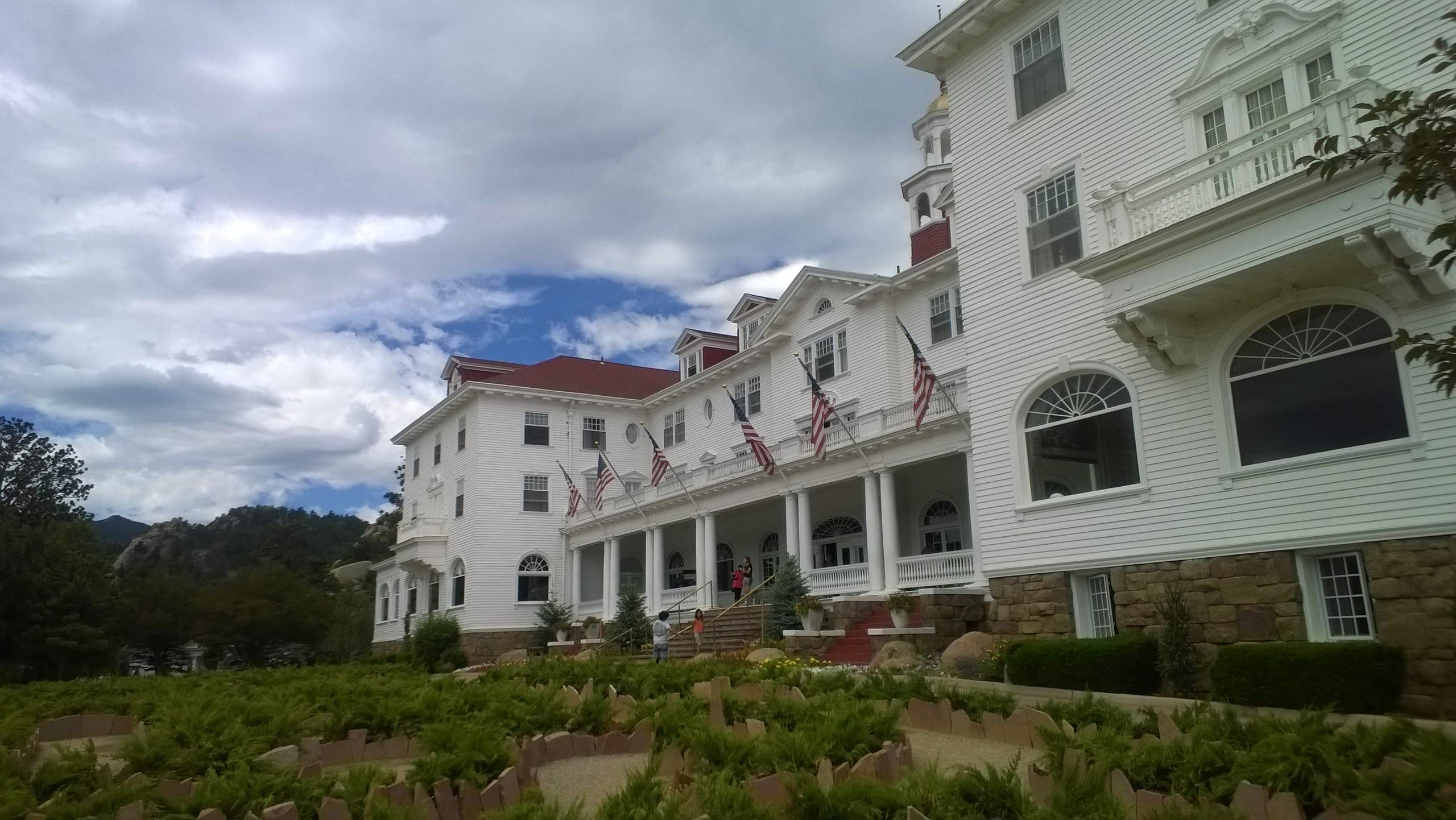 Front of the Stanley Hotel.