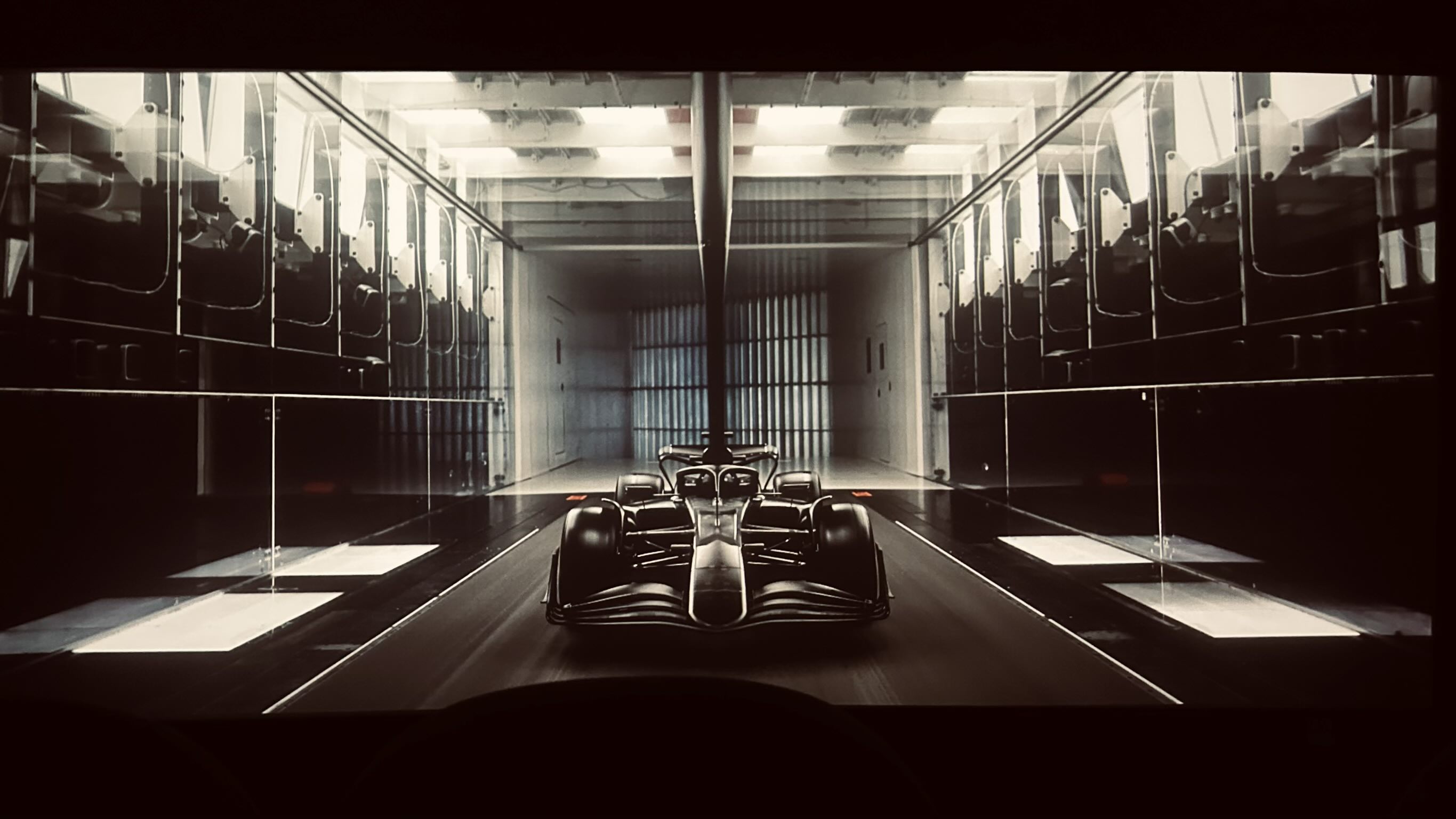 A Formula 1 car in F1 La Película, which I watched in Vigo, Spain.