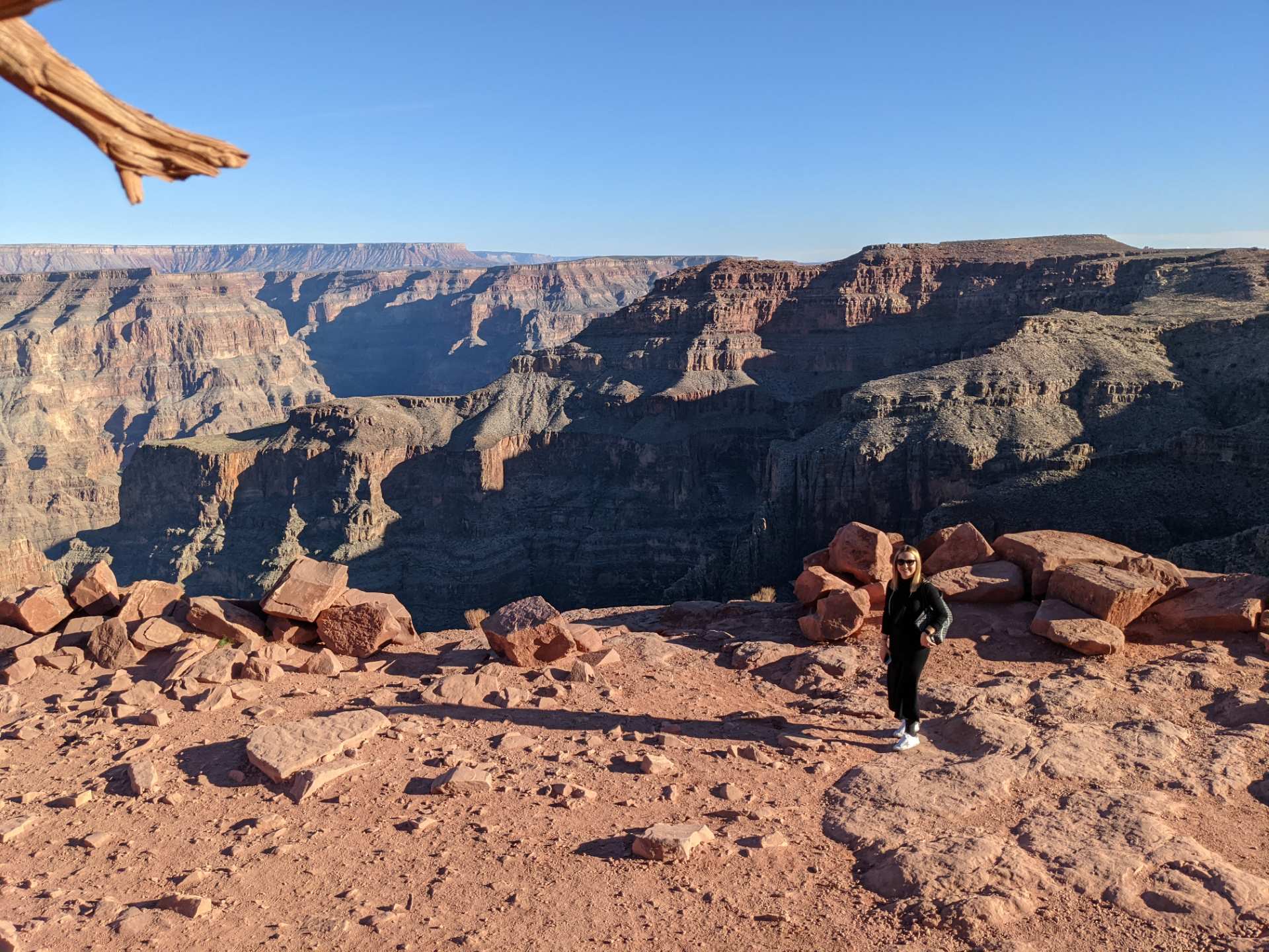 Andrea at Grand Canyon West.
