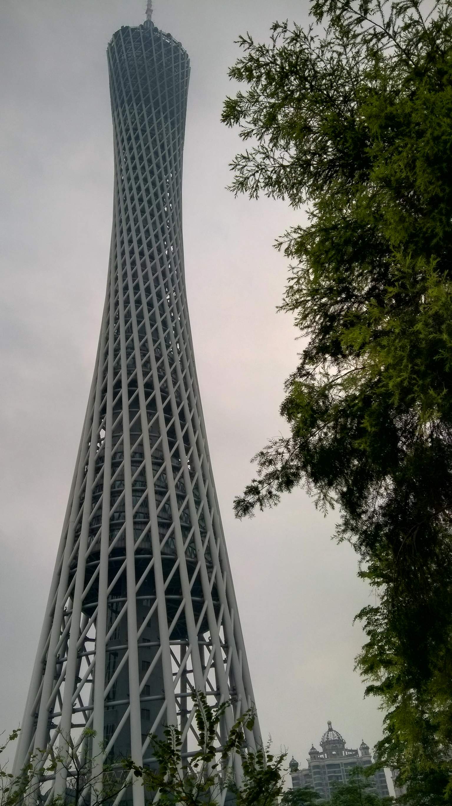 The Canton Tower, also known as the Guangzhou Tower or "Slim Waist" Tower.