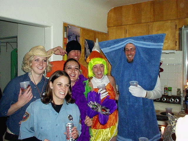 I was invited to this great costume party in Fort Collins.  That is not a real cop holding the Coors Light.