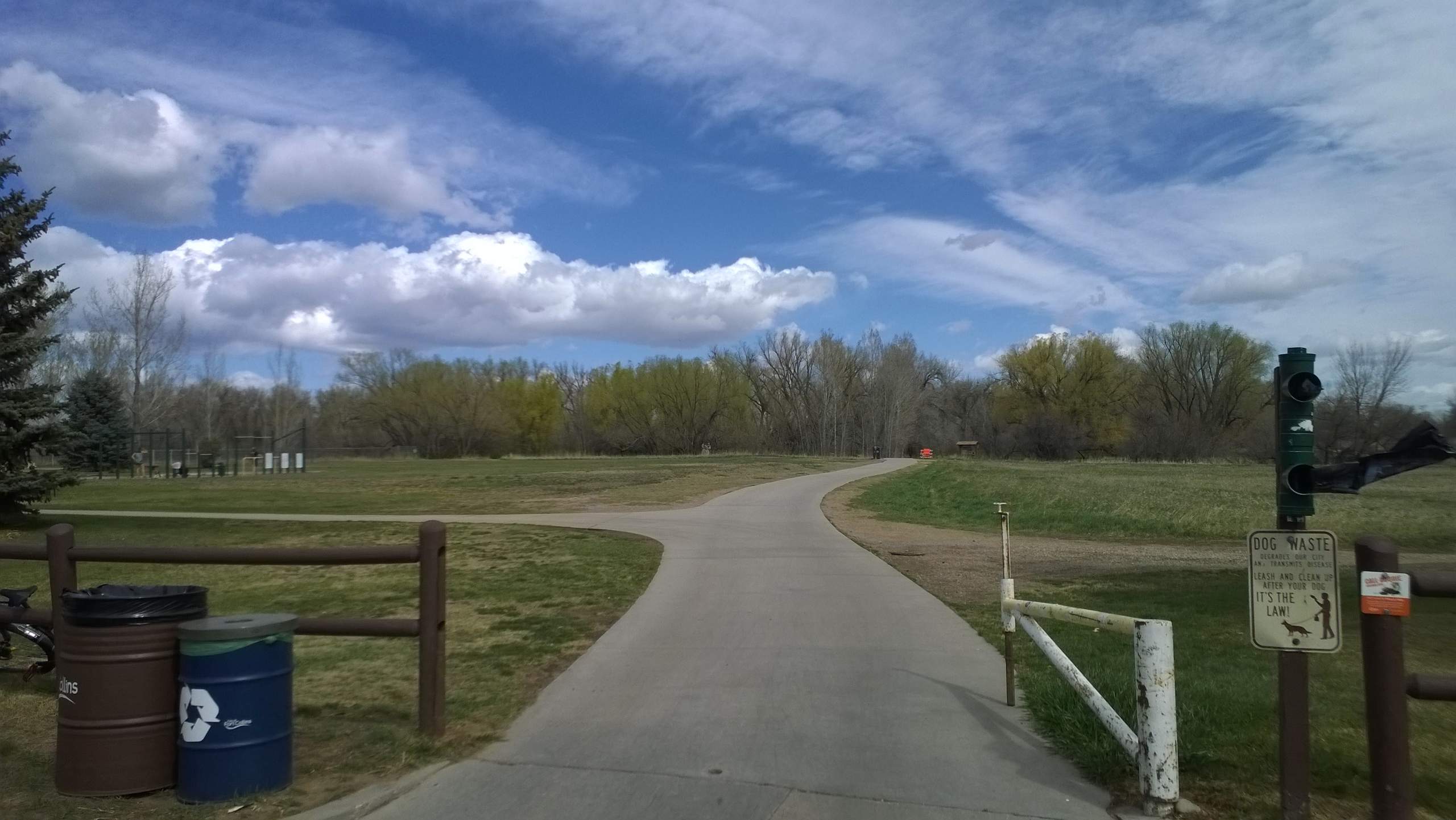 trail from parking lot of Lee Martinez Park to Poudre Trail