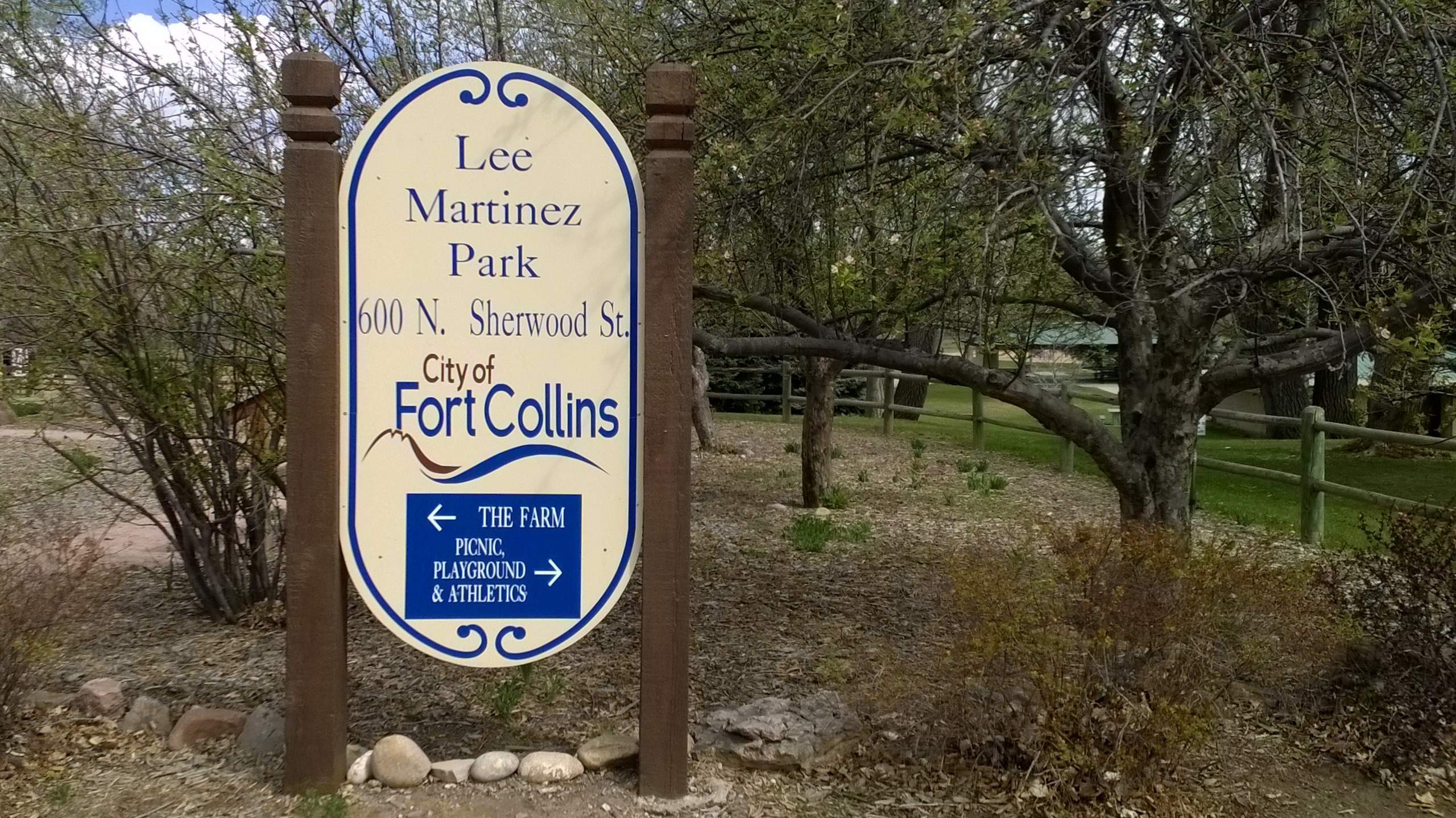 entrance to Lee Martinez Park, Fort Collins
