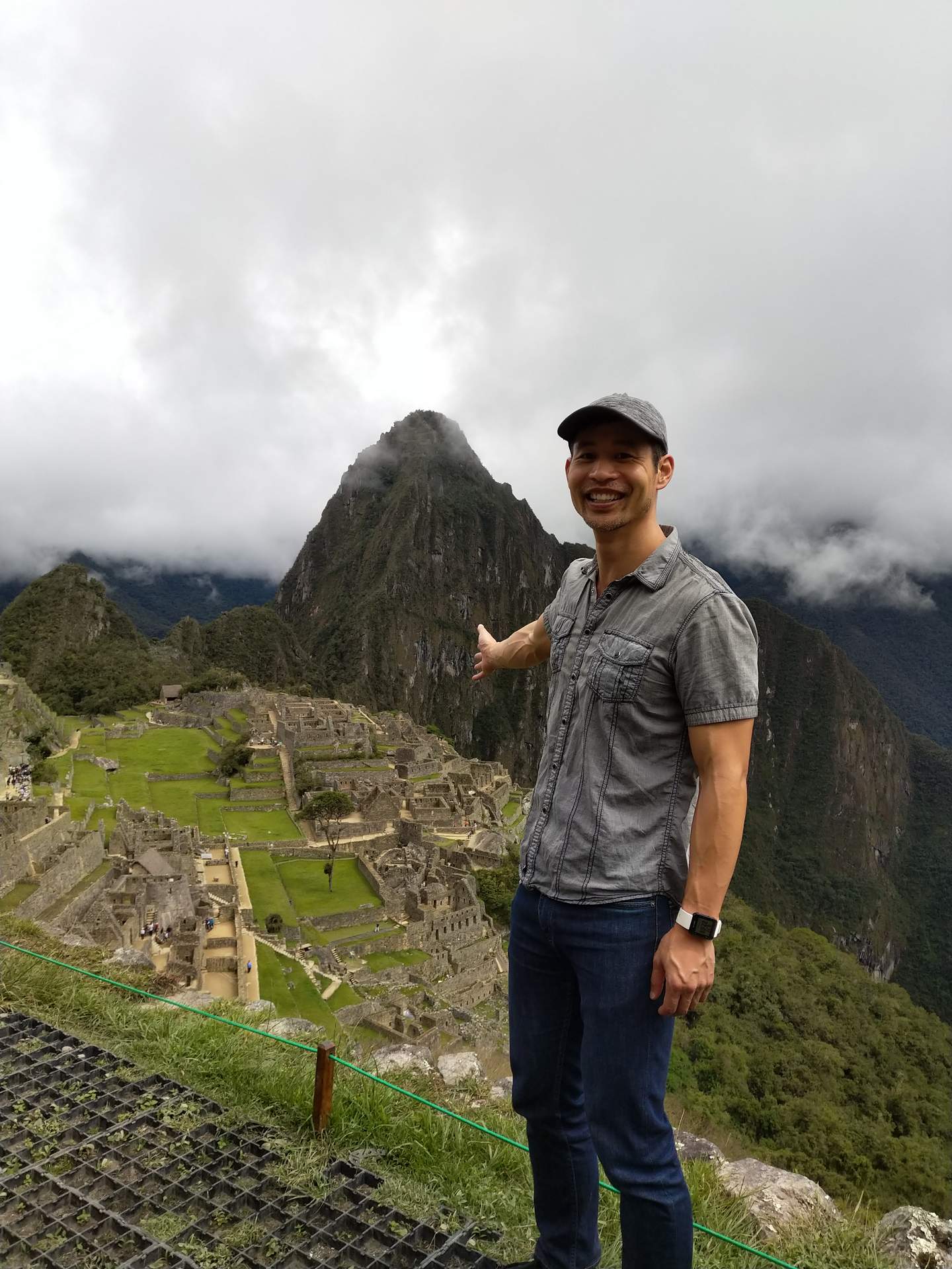 Felix Wong at Machu Picchu.