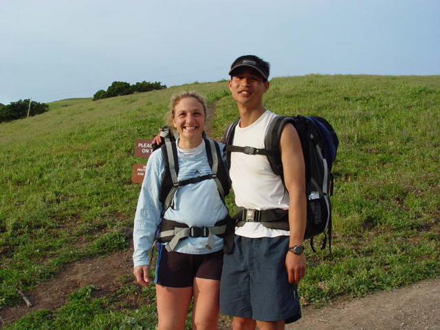 To train for a Mt. Shasta summit attempt, Wendy and I hit Mission Peak almost every Tue and Thu with loaded packs (e.g., 32-42 lbs).