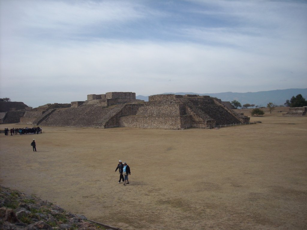 One of the many edificios at Monte Alban.