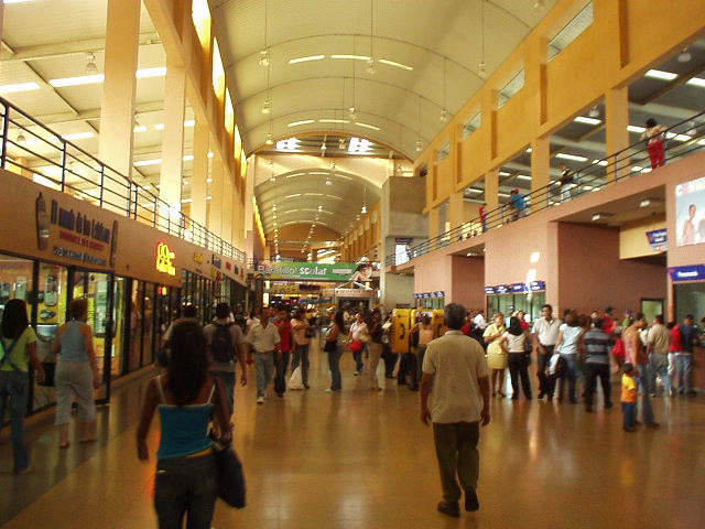 The Albrook bus terminal was huge and modern and had its own mall.