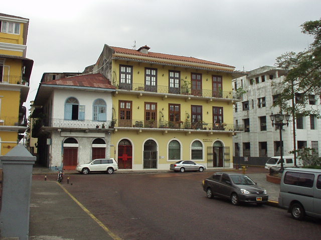 The area of San Felipe (a.k.a. Casco Viejo) has many restored historic buildings such as these.