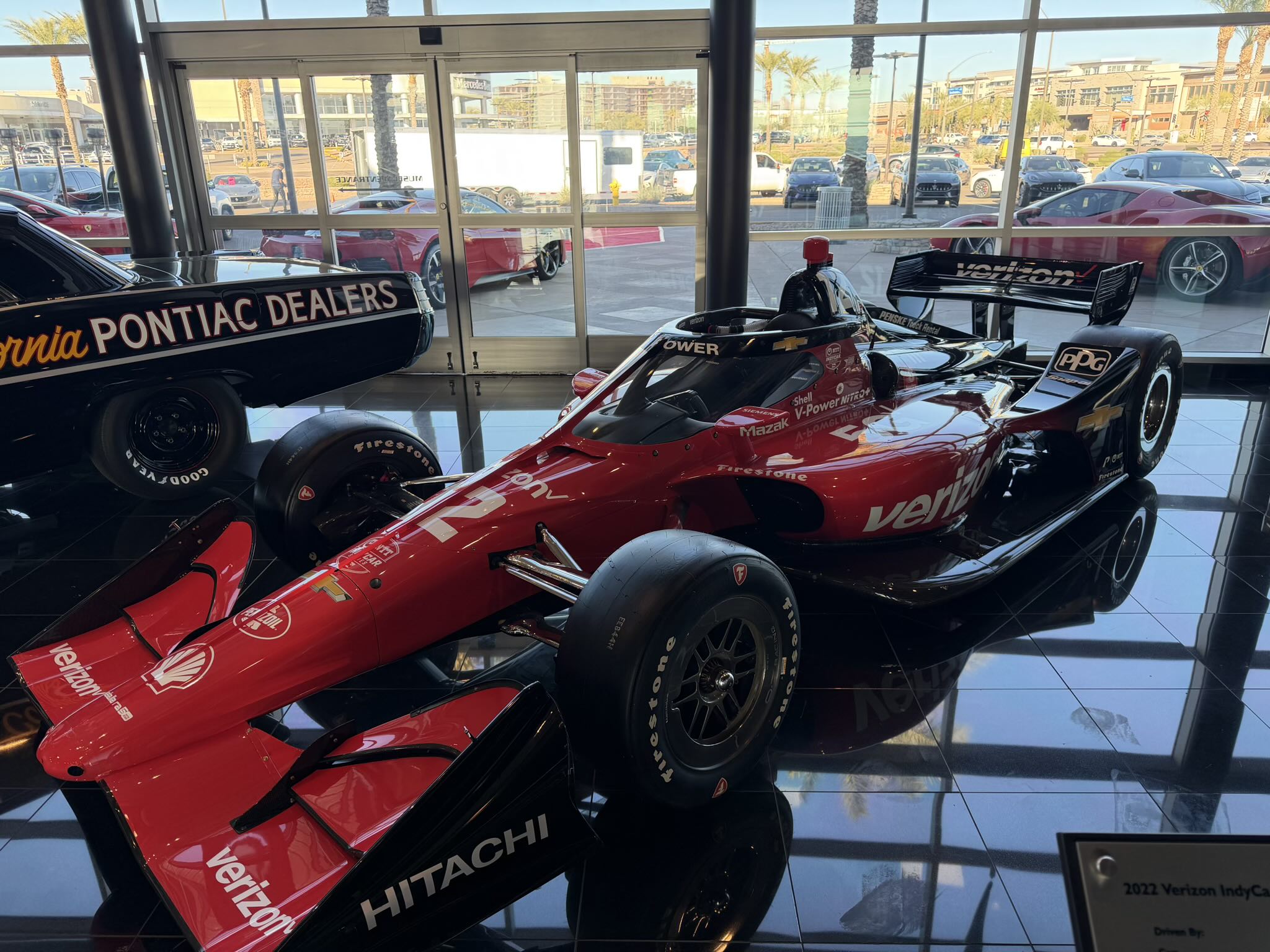 The 2022 Verizon IndyCar Championship car drive by Will Power.