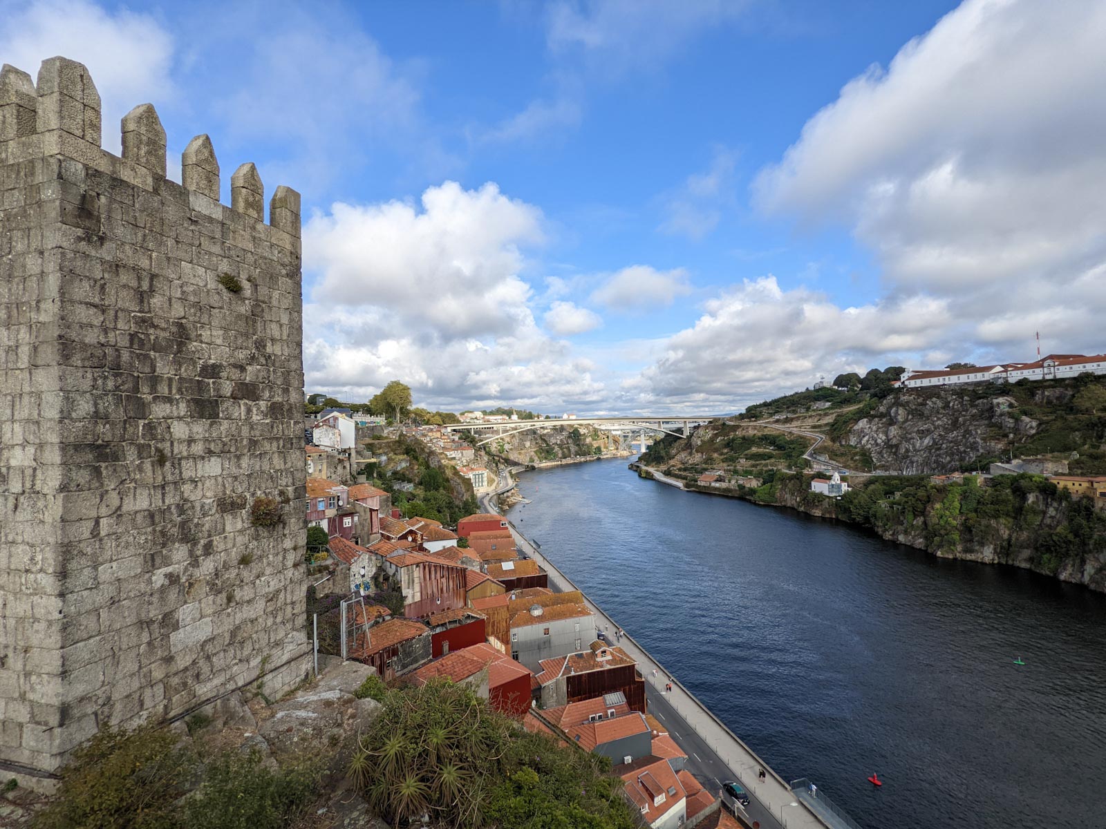 An old castle by the Rio Douro.