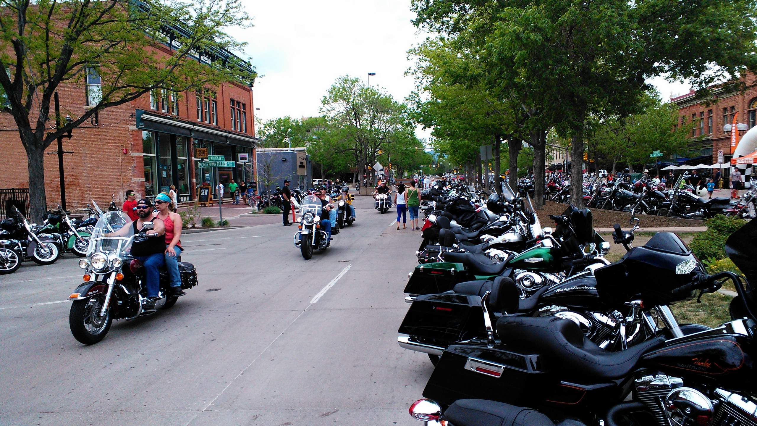 More bikers were coming in as I was admiring the bikes.