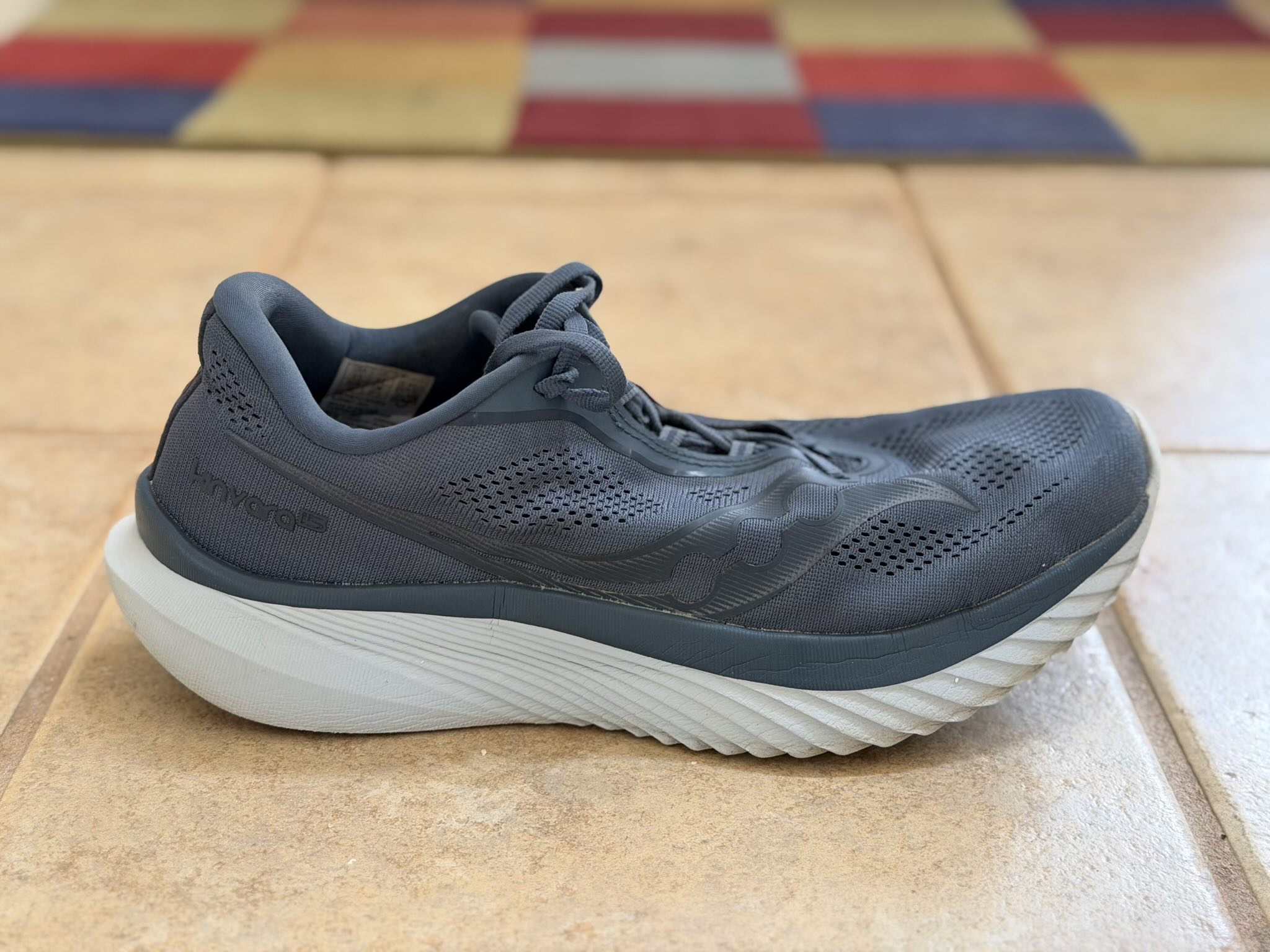 Apart from the bottom of the shoe, the Kinvara 15s still looked almost new after 500 miles.