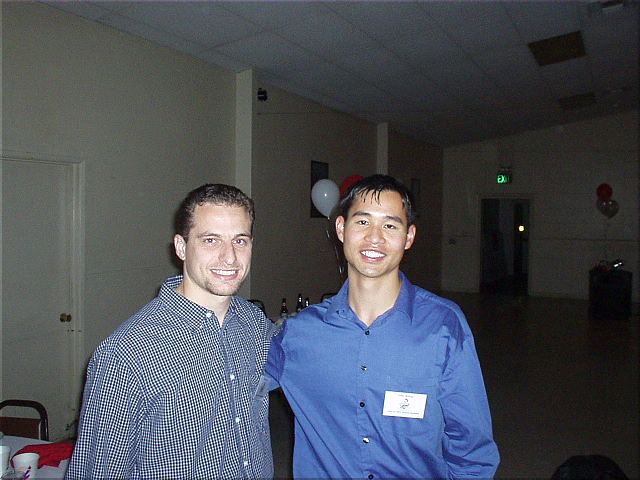 Saturday was the formal Class of '93 LHS Reunion, at the Italian Athletic Club in Stockton.  The very first person I ran into was Issa Mukhar, who (being something of a brilliant guy) graduated from high school 1 year early, so it had actually been 11 years since I last saw him!