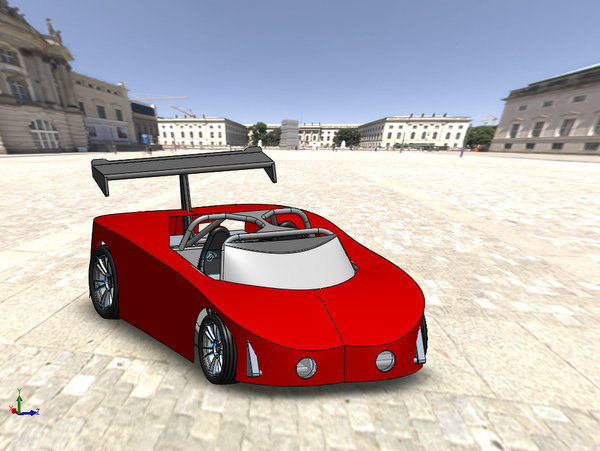My first supercar body, created in about an hour, just to practice some basic surfacing techniques.