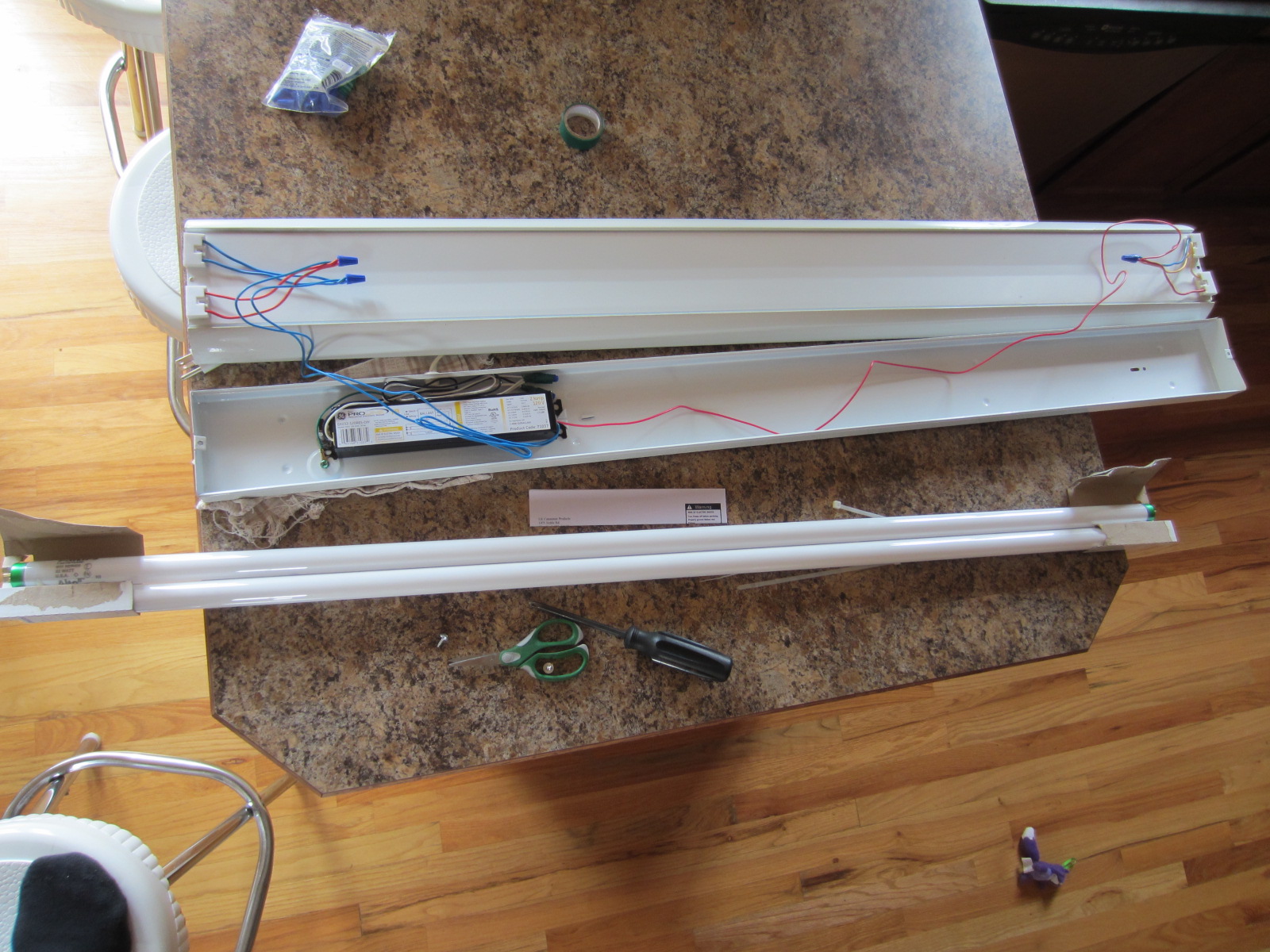 t12 fluorescent tube replacement