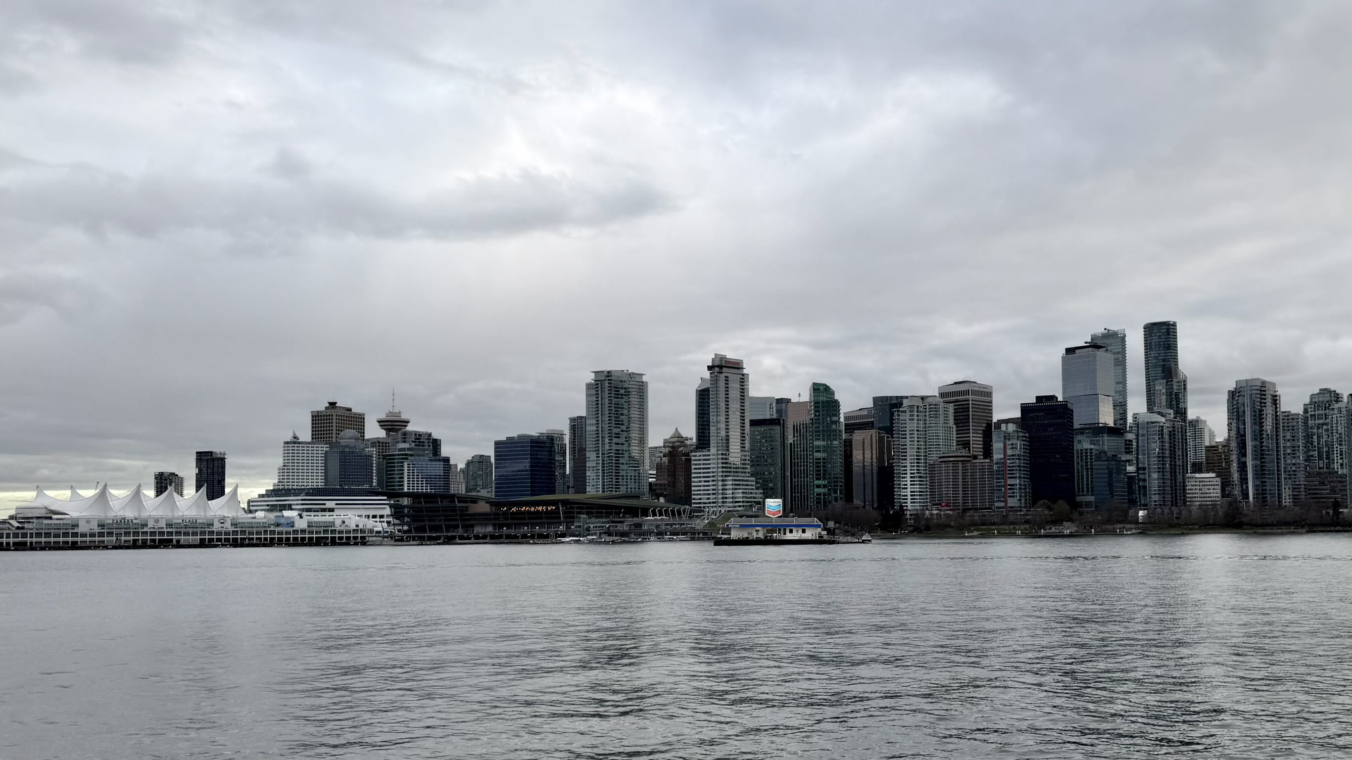 The Vancouver skyline as seen from Stanley Park. The Vancouver skyline as seen from Stanley Park.