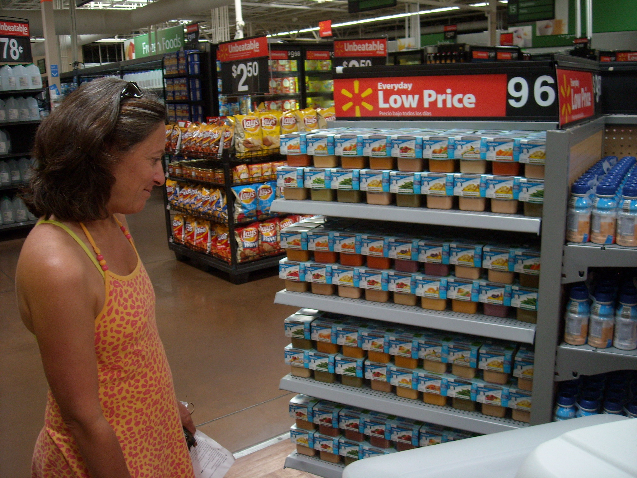 "Mmmm, baby food," thought Alene. She bought a few for the race.