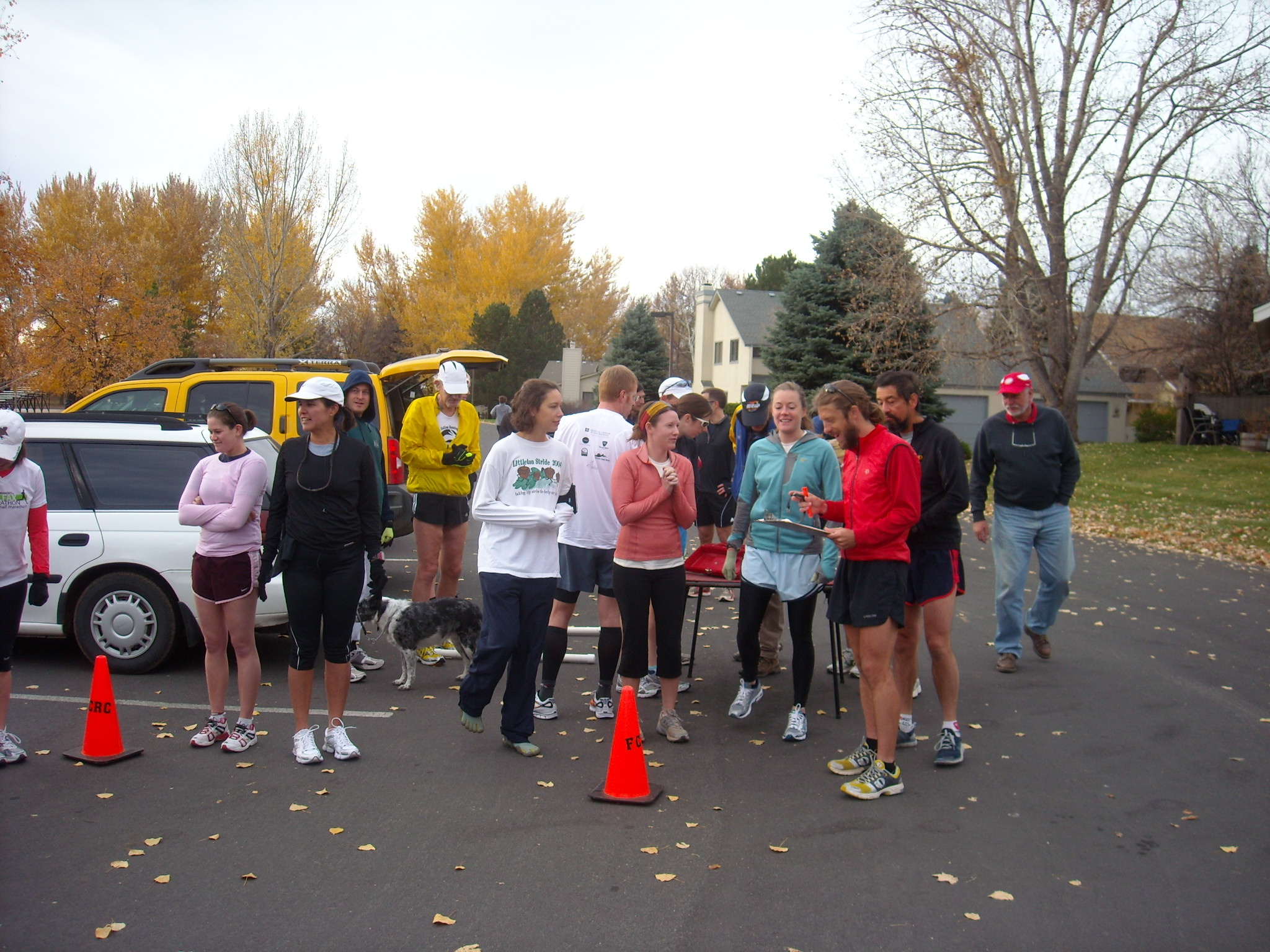 Forty-four runners attended -- a new record for the Tortoise & Hare Series.