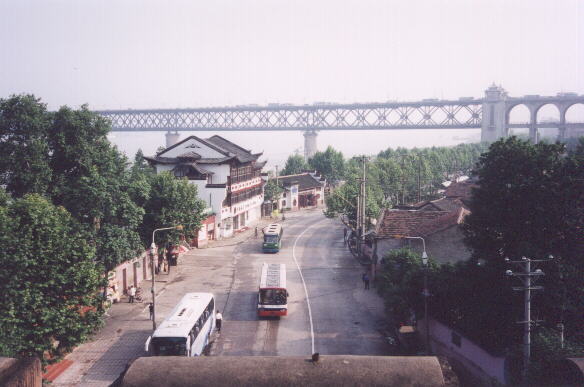 The view of Wuhan along the Yangtze coast, near where we would board our Victoria 1 cruise ship.