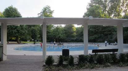 Wading pool in Beatrixpark. Wading pool in Beatrixpark.