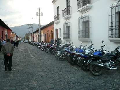 Lots of motorbikes!
