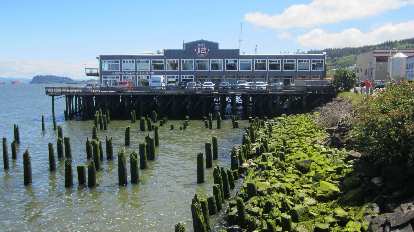 Pier 12 in Astoria, Oregon. Pier 12, Astoria, Oregon
