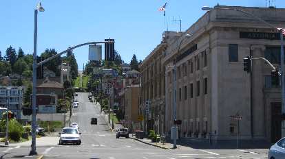 Astoria City Hall on 11th & Duane Street. Astoria City Hall, 11th & Duane Street, Astoria, Oregon