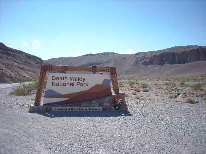Heading into Death Valley National Park.