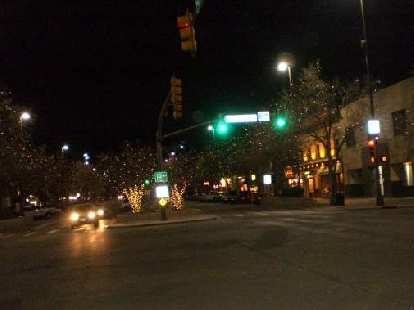 Old Town Fort Collins is always so nice around the holidays due to all the lights. Photo: Bandy Nuon. Old Town Fort Collins is always so nice around the holidays due to all the lights.
