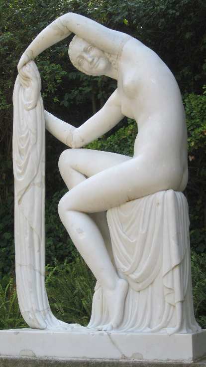 Statue in the gardens of the Olympic area. Statue in the gardens of the Olympic area.
