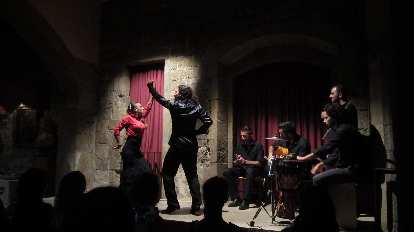 Katia and I went to see this flamenco show on our last night in Barcelona. Katia and I went to see this flamenco show on our last night in Barcelona.