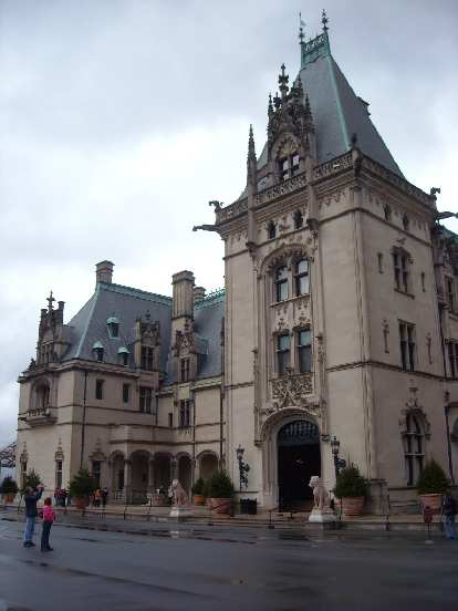 Another view of the Biltmore house. Another view of the Biltmore house.