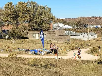 My friend Jennifer was looking ripped as she came in on the finishing stretch of the 2018 Blue Sky Trail Marathon. My friend Jennifer was looking ripped as she came in on the finishing stretch of the 2018 Blue Sky Trail Marathon.