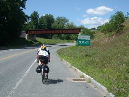 [Mile 112] Now in Vermont, the Green Mountain State.