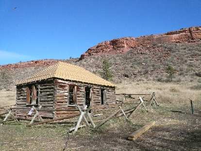A log cabin from the late 1800s that will be restored next year. A log cabin from the late 1800s that will be restored next year.